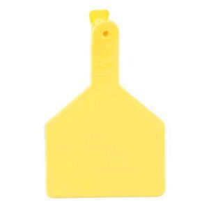 Z Tags 25 Count 1-Piece Blank Tags for Cows